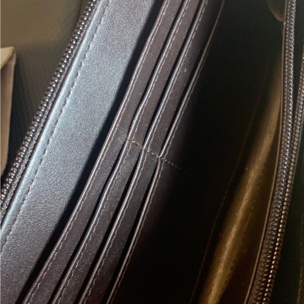 NWOT Vintage Esprit Zip Around Wallet. Brown. - Picture 5 of 5